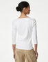 Marks & Spencer "Pure Cotton Slim Fit Top"
